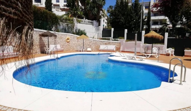 2 bedrooms appartement at Benalmadena 200 m away from the beach with sea view shared pool and furnished terrace