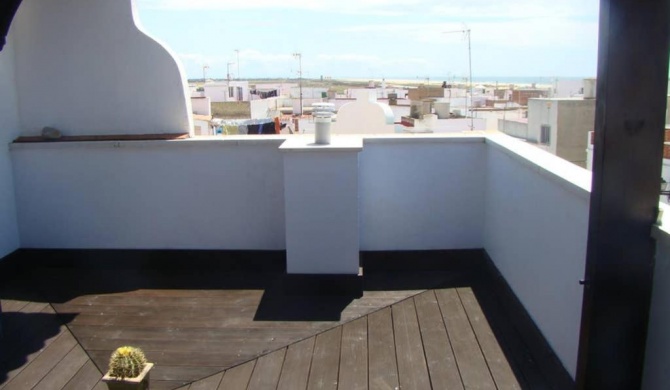 duplex en el centro con vista mar, wifi y parquing