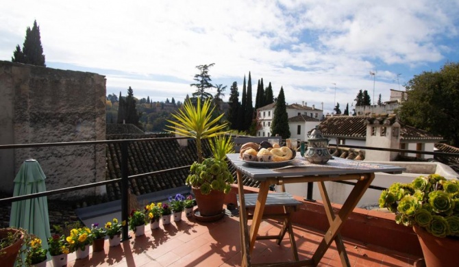 Mirador Alhambra - 2 Private Terraces - Wifi -